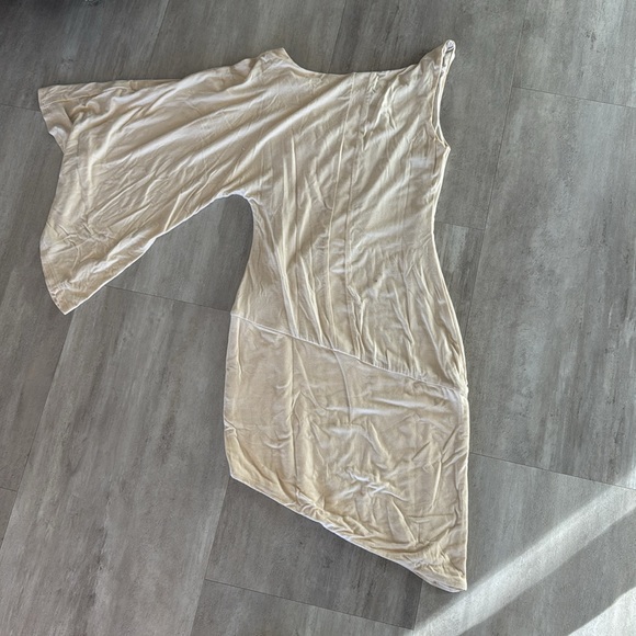 Asymmetrical Soft Bebe Dress - Picture 3 of 3